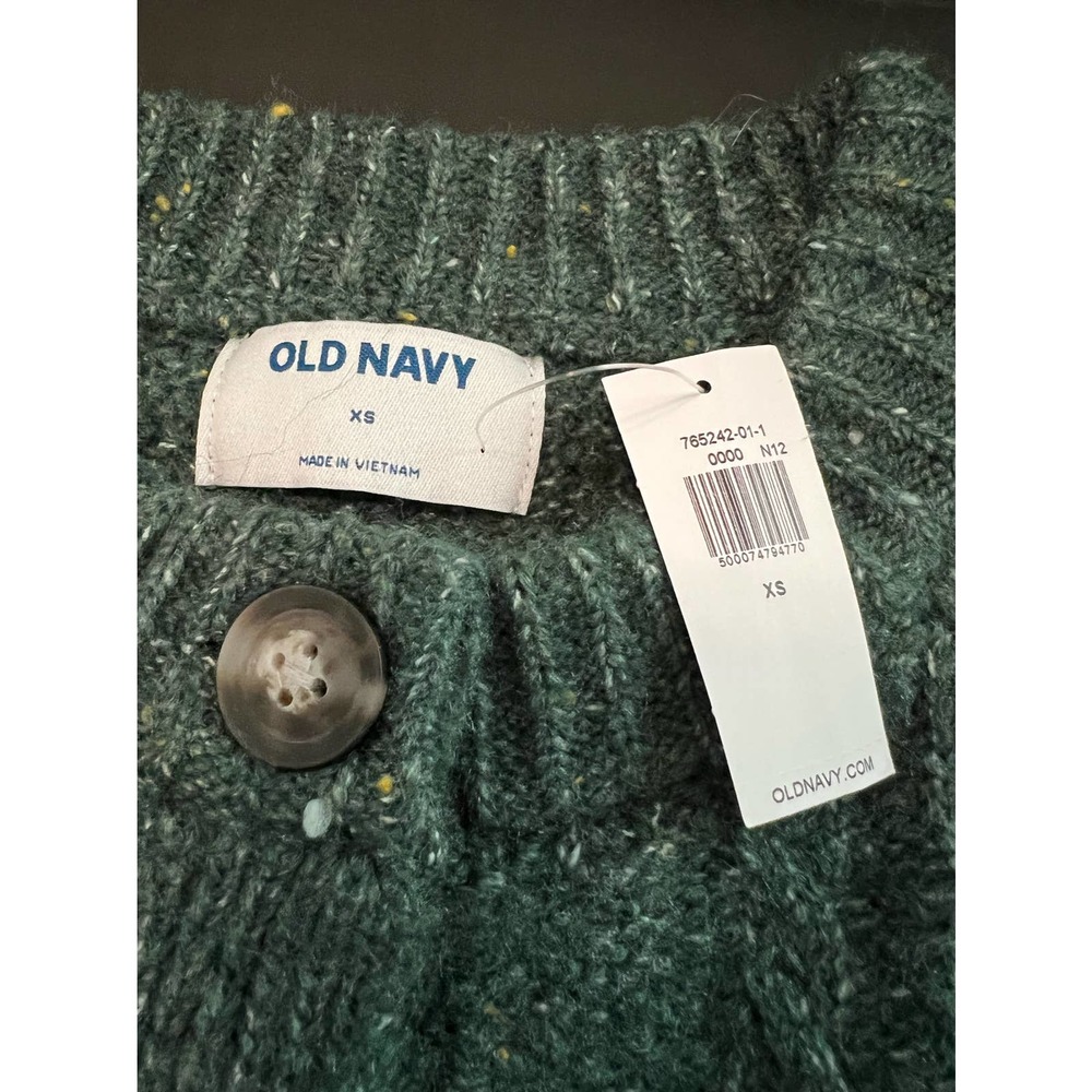 OLD Navy NWT Forest Green Marled Sweater New with Tags! XS